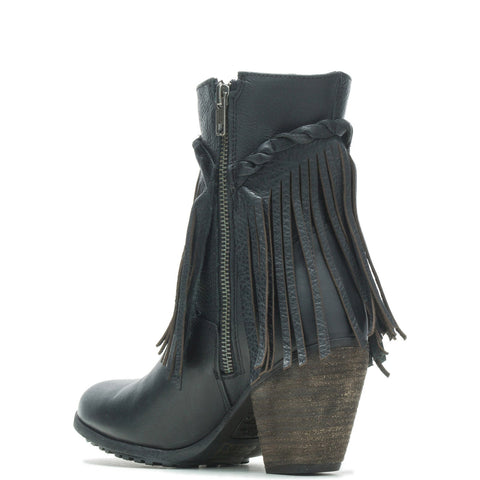 Harley-Davidson Retta D83985 Womens Black Leather Ankle & Booties Boots