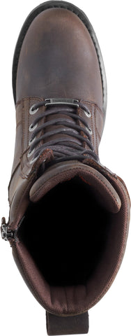 Harley-Davidson Harnett D84473 Womens Brown Leather Motorcycle Boots