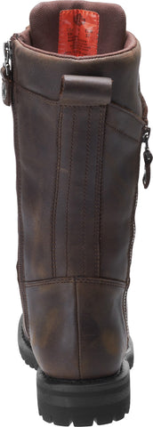 Harley-Davidson Harnett D84473 Womens Brown Leather Motorcycle Boots