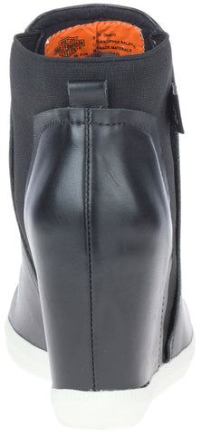 Harley-Davidson Parkdale Slip On D84677 Womens Black Ankle & Booties Boots