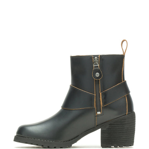 Harley-Davidson Lalanne Harness D84686 Womens Black Leather Motorcycle Boots