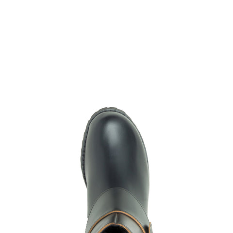 Harley-Davidson Lalanne Harness D84686 Womens Black Leather Motorcycle Boots