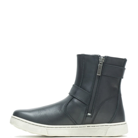 Harley-Davidson Bateman Engineer D84708 Womens Black Leather Motorcycle Boots