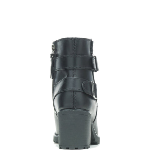 Harley-Davidson Lalanne DBL Strap D84711 Womens Black Motorcycle Boots