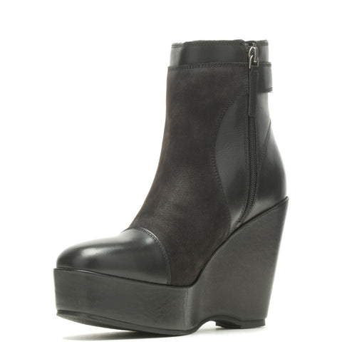 Harley-Davidson Celina 5" Wedge D84731 Womens Black Ankle & Booties Boots