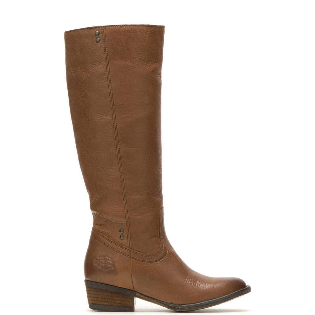 HarleyDavidson Lorene 14" D84742 Womens Brown Leather Motorcycle Boot