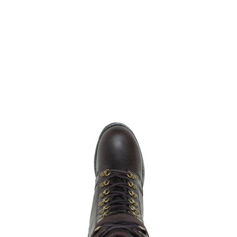 Harley-Davidson Marinda 9" Lace D84763 Womens Brown Leather Motorcycle Boots