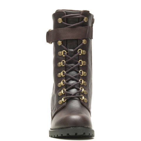 Harley-Davidson Marinda 9" Lace D84763 Womens Brown Leather Motorcycle Boots