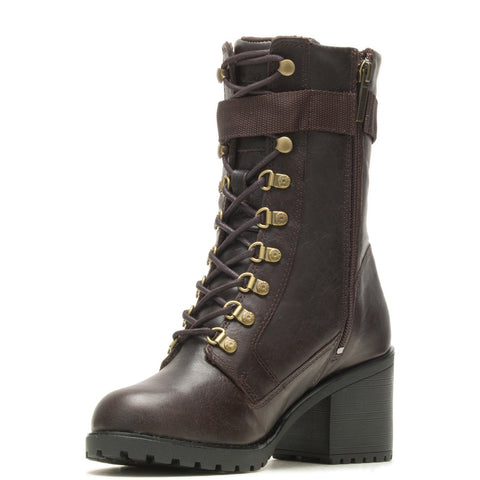 Harley-Davidson Marinda 9" Lace D84763 Womens Brown Leather Motorcycle Boots