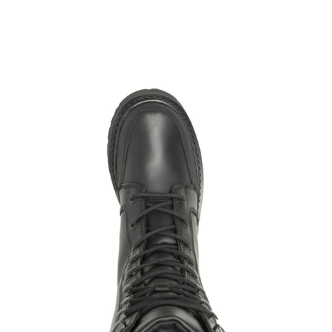 Harley-Davidson Akers 9" Lace D84764 Womens Black Leather Motorcycle Boots