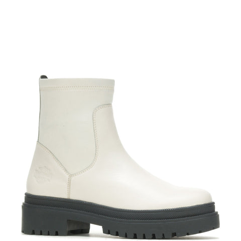 Harley-Davidson Lenora 6" D84788 Womens White Leather Casual Dress Boots