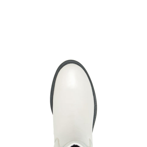 Harley-Davidson Lenora 6" D84788 Womens White Leather Casual Dress Boots
