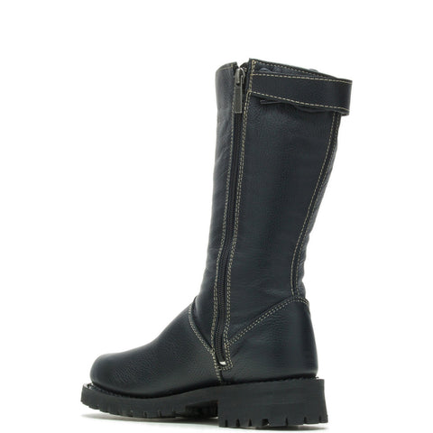 Harley-Davidson Melia D85054 Womens Black Leather Motorcycle Boots