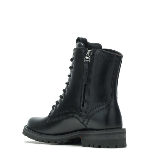 Harley-Davidson Walsen 5" Lace D87254 Womens Black Leather Motorcycle Boots