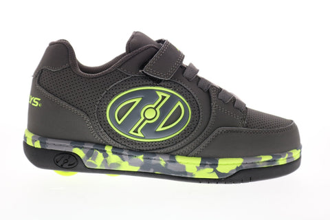 Heelys Plus X2 Lighted HE100314K Big Kids Gray Lifestyle Sneakers Shoes