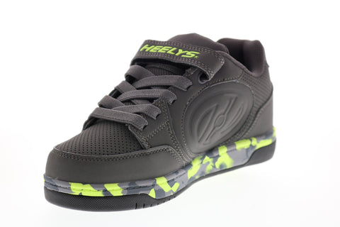 Heelys Plus X2 Lighted HE100314K Big Kids Gray Lifestyle Sneakers Shoes