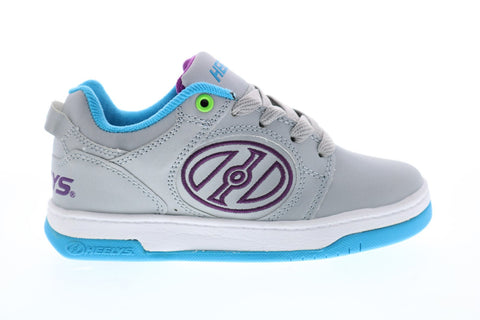 Heelys Voyager HE100333H Big Kids Gray Lace Up Lifestyle Sneakers Shoes