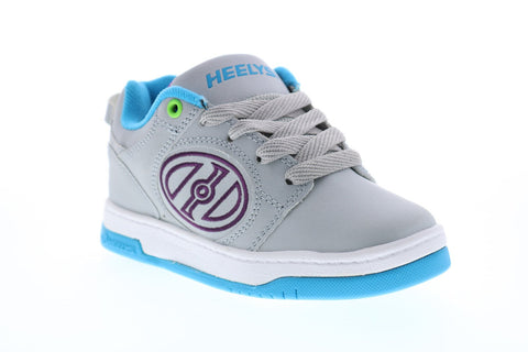 Heelys Voyager HE100333H Big Kids Gray Lace Up Lifestyle Sneakers Shoes
