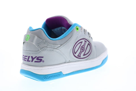 Heelys Voyager HE100333H Big Kids Gray Lace Up Lifestyle Sneakers Shoes