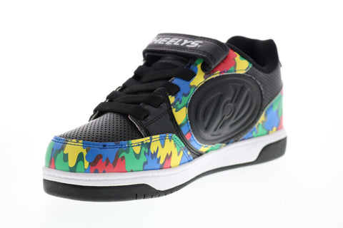 Heelys Plus X2 HE100657K Little Kids Black Synthetic Lifestyle Sneakers Shoes