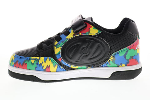 Heelys Plus X2 HE100657K Big Kids Black Synthetic Lifestyle Sneakers Shoes