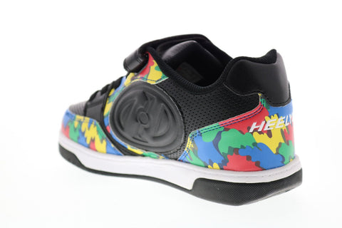 Heelys Plus X2 HE100657K Little Kids Black Synthetic Lifestyle Sneakers Shoes