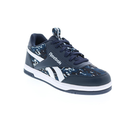 Heelys Reebok CL Court Low HE101042M Mens Blue Synthetic Sneakers Shoes 