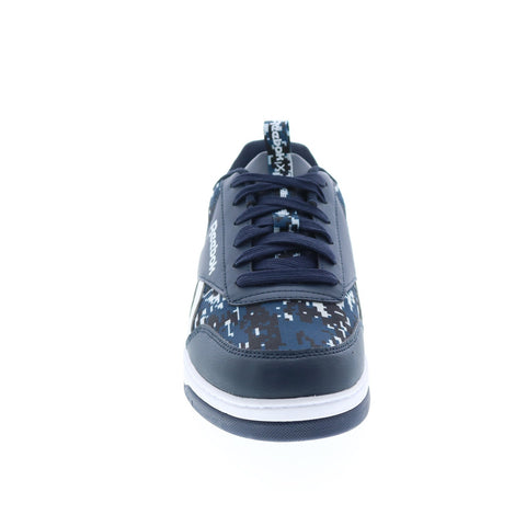 Heelys Reebok CL Court Low HE101042M Mens Blue Synthetic Sneakers Shoes 