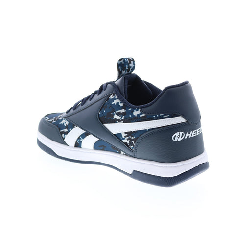 Heelys Reebok CL Court Low HE101042M Mens Blue Synthetic Sneakers Shoes 