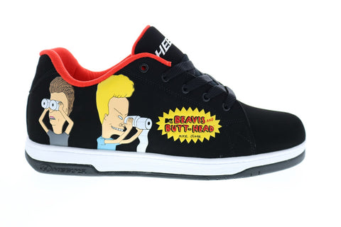 Heelys Split Beavis and Butthead HES10360M Mens Black Synthetic Lifestyle Sneakers Shoes