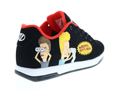 Heelys Split Beavis and Butthead HES10360M Mens Black Synthetic Lifestyle Sneakers Shoes