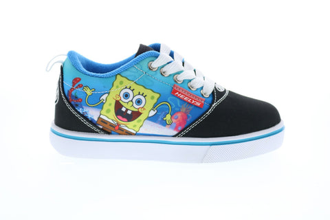 Heelys Pro 20 Prints Spongebob HES10361H Little Kids Black Canvas Lifestyle Sneakers Shoes