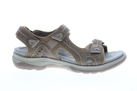Earth Origins Higgins Halton Womens Brown Suede Slingback Sandals Shoes