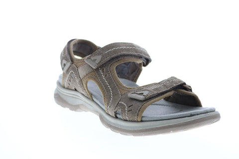 Earth Origins Higgins Halton Womens Brown Suede Slingback Sandals Shoes