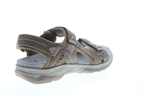 Earth Origins Higgins Halton Womens Brown Suede Slingback Sandals Shoes