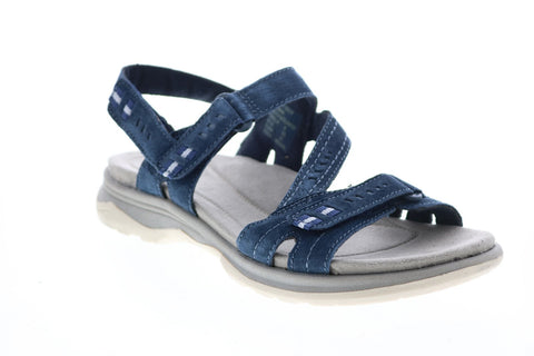 Earth Origins Higgins Holland Womens Blue Suede Slingback Sandals Shoes