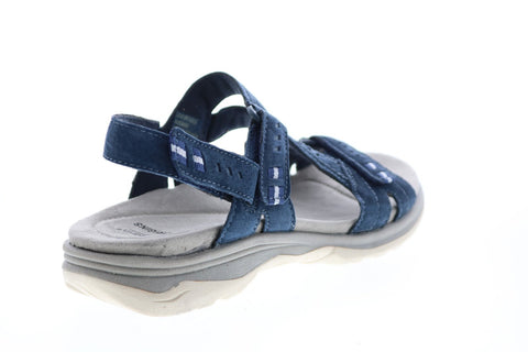 Earth Origins Higgins Holland Womens Blue Suede Slingback Sandals Shoes