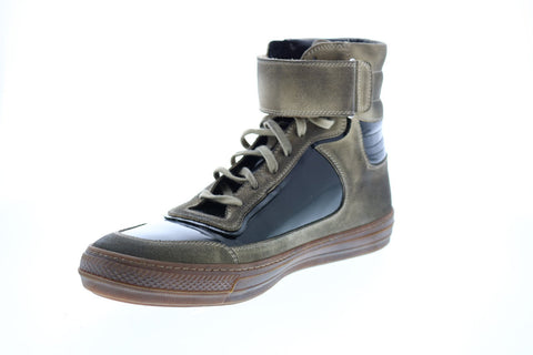 Diesel Alen-Mb Mens Black Leather Lace Up Lifestyle Sneakers Shoes