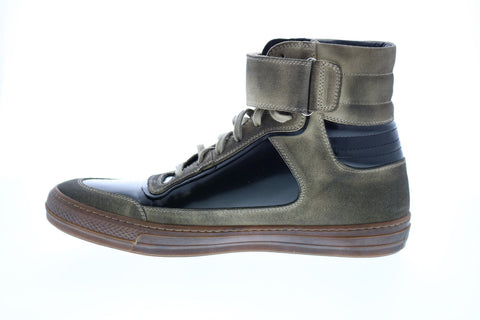 Diesel Alen-Mb Mens Black Leather Lace Up Lifestyle Sneakers Shoes