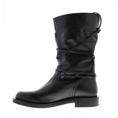 Diesel FW16-FS4 I00467-PR516-T8013 Mens Black Leather Casual Dress Boots