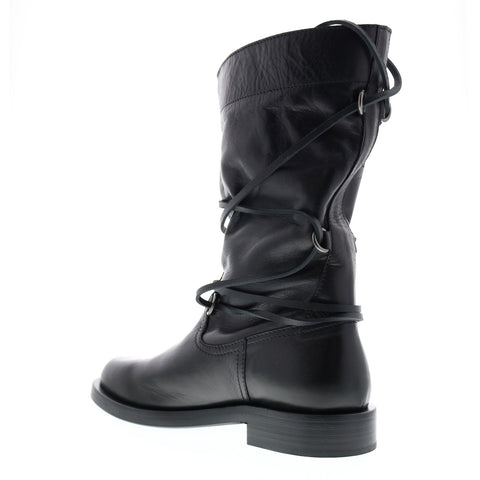 Diesel FW16-FS4 I00467-PR516-T8013 Mens Black Leather Casual Dress Boots