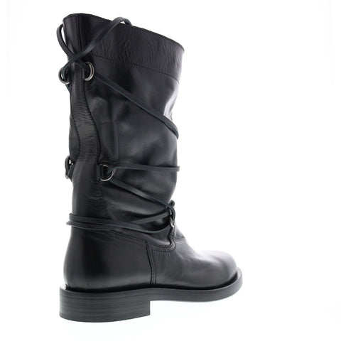 Diesel FW16-FS4 I00467-PR516-T8013 Mens Black Leather Casual Dress Boots