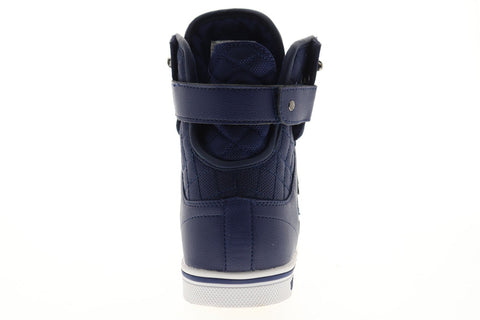 Vlado Atlas II IG-1500-14 Mens Blue Leather High Top Sneakers Shoes
