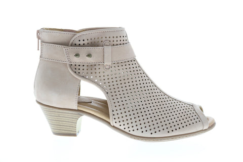 Earth Inc. Intrepid Perf Ankle Boot Womens Beige Ankle & Booties Boots