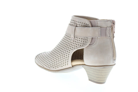 Earth Intrepid Perf Ankle Boot Womens Beige Ankle & Booties Boots