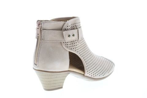 Earth Inc. Intrepid Perf Ankle Boot Womens Beige Ankle & Booties Boots
