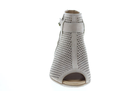 Earth Inc. Intrepid Womens Brown Nubuck Zipper Ankle & Booties Boots