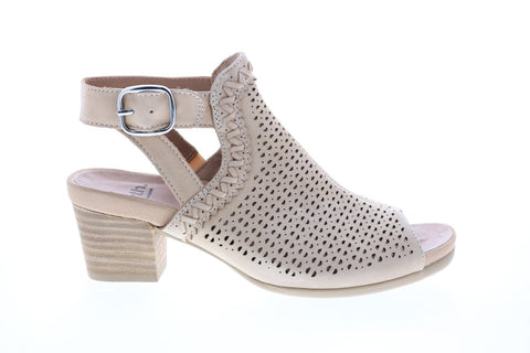 Earth Inc. Ivy Syrah Soft Bck Womens Beige Leather Ankle & Booties Boots