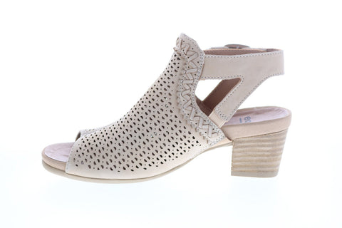 Earth Inc. Ivy Syrah Soft Bck Womens Beige Leather Ankle & Booties Boots