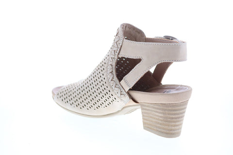 Earth Inc. Ivy Syrah Soft Bck Womens Beige Leather Ankle & Booties Boots